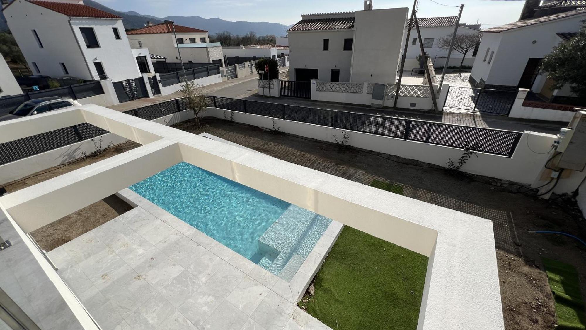 Villa Casa Moderna Roses Con Piscina Y Jardin Mas Bosca, Roses Palau Saverdera Esterno foto