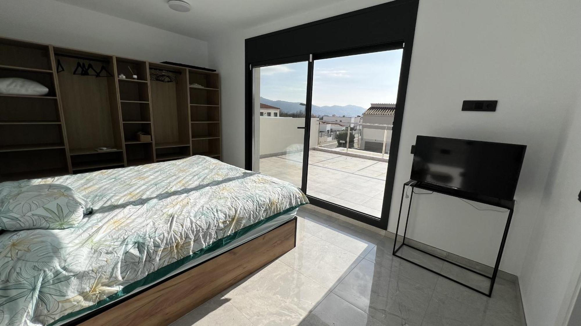 Villa Casa Moderna Roses Con Piscina Y Jardin Mas Bosca, Roses Palau Saverdera Esterno foto