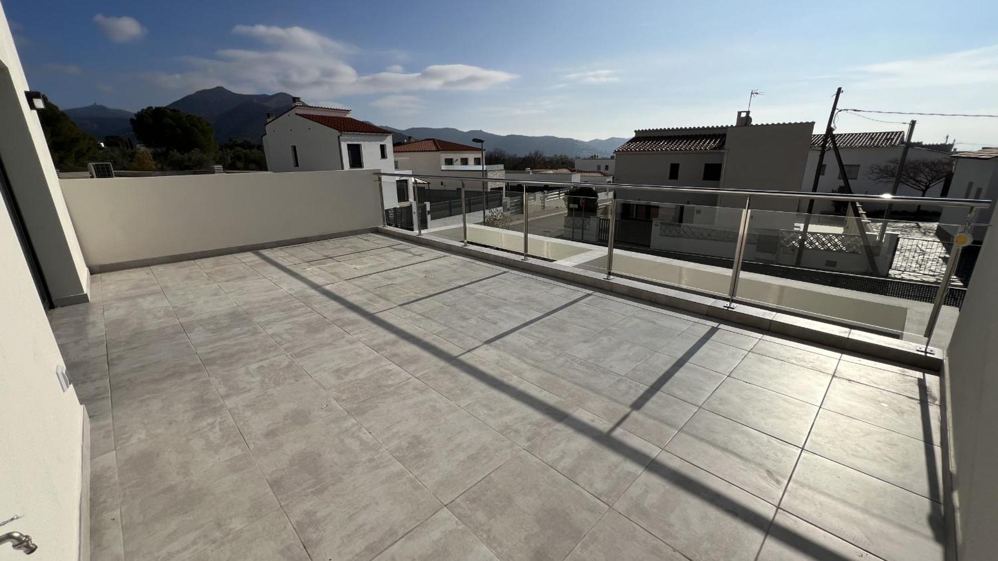 Villa Casa Moderna Roses Con Piscina Y Jardin Mas Bosca, Roses Palau Saverdera Esterno foto