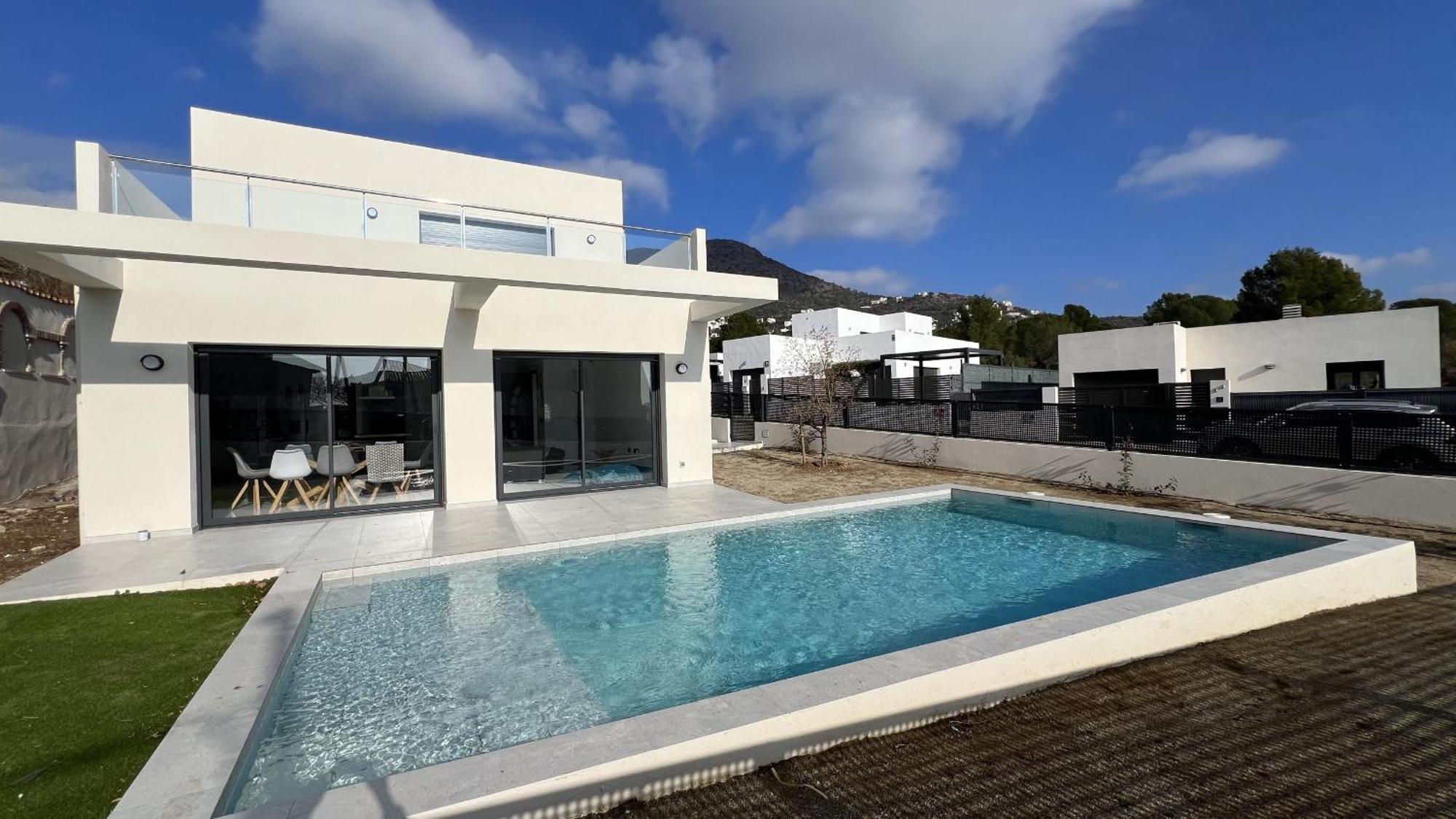 Villa Casa Moderna Roses Con Piscina Y Jardin Mas Bosca, Roses Palau Saverdera Esterno foto