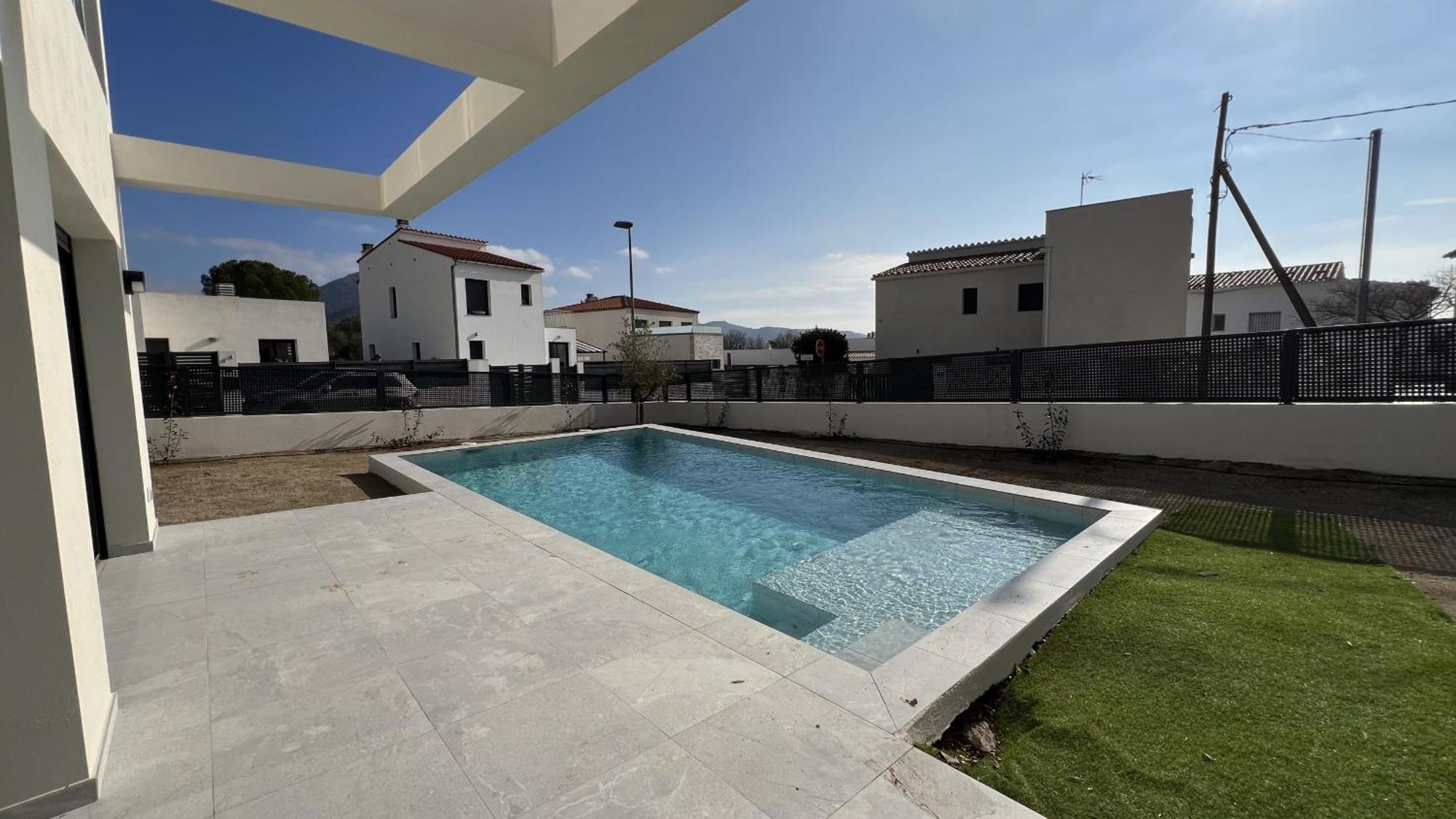 Villa Casa Moderna Roses Con Piscina Y Jardin Mas Bosca, Roses Palau Saverdera Esterno foto